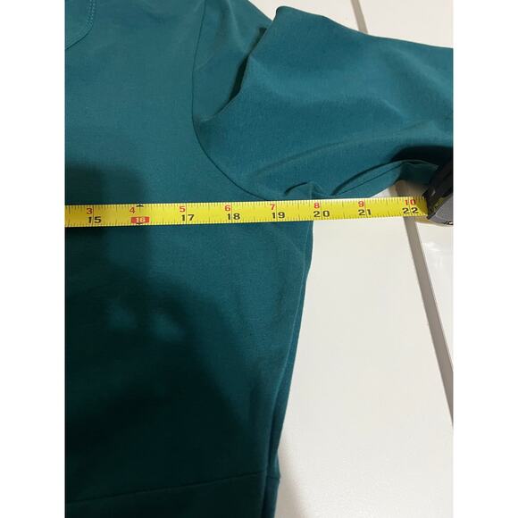 Chadwicks of Boston Green Dress with Side Rouching-Women’s Size L- EUC - Picture 6 of 6